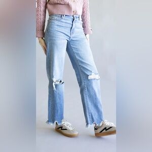 NWT Hidden Tracey High Rise Cropped Straight Jeans